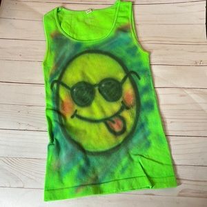 Sugar Lips girls tank top airbrush design size large